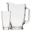 Mainstays 7-Piece Clear Glass Pitcher and Drinkware Tumbler Set