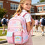 Kids Backpack for Girls.Girls Backpack,School Bag for Kids.Girlsteens Middle Student,Kawaii Children'S Book Bag Pink