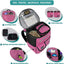 Petami Dog Travel Bag Backpack, Airline Approved Dog Bags for Traveling, Puppy Diaper Bag Supplies, Pet Camping Essentials Hiking Accessories Dog Mom Gift, Food Container, Collapsible Bowls, Pink