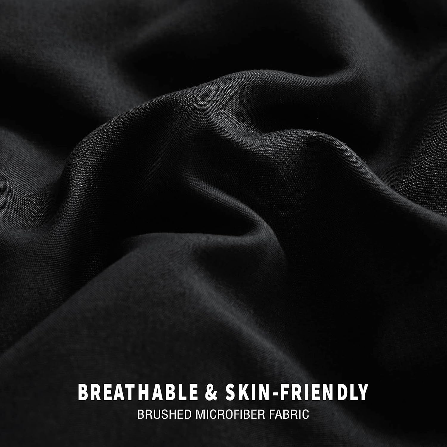 Exclusivo Mezcla Lightweight Reversible Queen Size Comforter Set, down Alternative Comforter with 2 Pillow Sham, Queen Size Bedding Set for All Seasons, Black