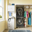 Riverridge Ashland 2-Door Bathroom Medicine Cabinet Wall Storage with Towel Bar - White