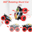 Monster Truck Toy Friction Car for Kid Toddler 360° Rotating (2 Pack)