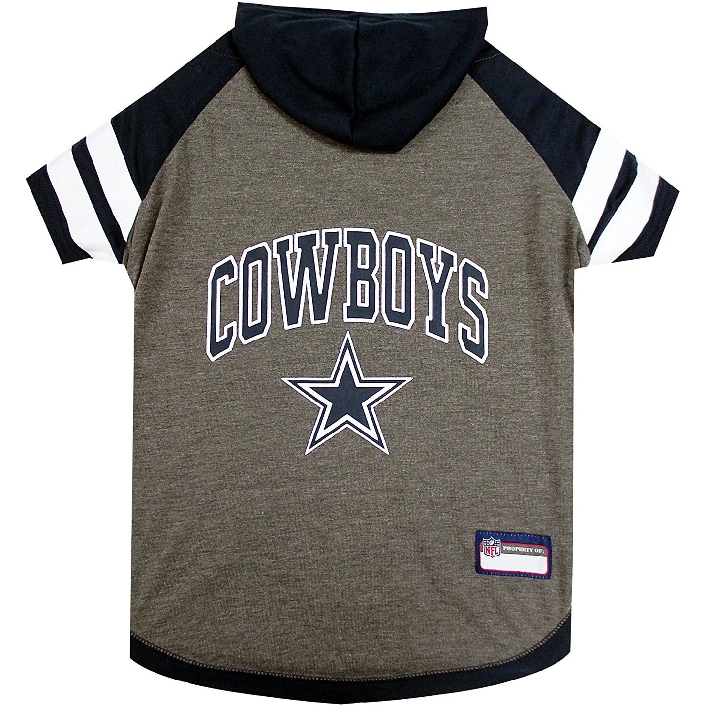 Pets First NFL Dallas Cowboys NFL Hoodie Tee Shirt for Dogs & Cats - COOL T-Shirt, 32 Teams - Large
