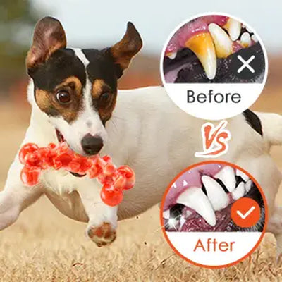 Dog Toys for Aggressive Chewers: Chew Toys for Training and Cleaning - Dogs Toys for Large Dogs - Indestructible Dog Toy to Keep Them Busy