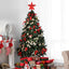 2Pcs Christmas Tree Star Topper, 20Cm Plastic for Xmas