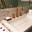Anwenk Wooden Soap Dish Soap Saver Holder Tray for Bathroom Shower Rectangular Kitchen Drainer Hand Craft for Soap,Sponges and More (1Pack)