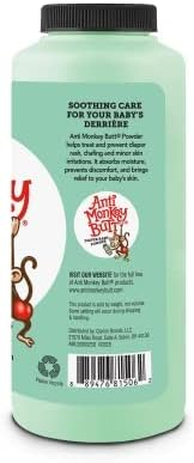 Anti Monkey Butt Baby Powder | Diaper Rash Prevention, Cornstarch & Calamine, Therapeutic Formula