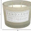 Sand + Fog Scented Candle - Amber & Fig – Additional Scents and Sizes – 100% Cotton Lead-Free Wick - Luxury Air Freshening Jar Candles - Perfect Home Decor – 12Oz