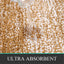 Ileading Traditional 4 Piece Microfiber Washable Bathroom Rug Set