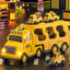 Construction Truck Toys for 3-7 Years Old Boys - Kids Friction Powered Car Toys for Toddler Ages 3-5, Carrier Play Vehicles Set with Sound and Light, Birthday Gifts for Toddlers