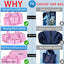ZHMO Canvas Tote Bag for Women,Women'S Bags Crossbody Bags Work Laptop Tote Bag Large Handbags Purse for Travel Nurse Teacher