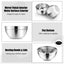 Vesteel 35PCS Mixing Bowls with Lids Set, Stainless Steel Nesting Salad Prep Bowls Attach with 3 Graters & Kitchen Utensils for Mixing Serving Grating, Size 4.5/3.5/3/2.5/1.5/1.2/0.7 QT, Black