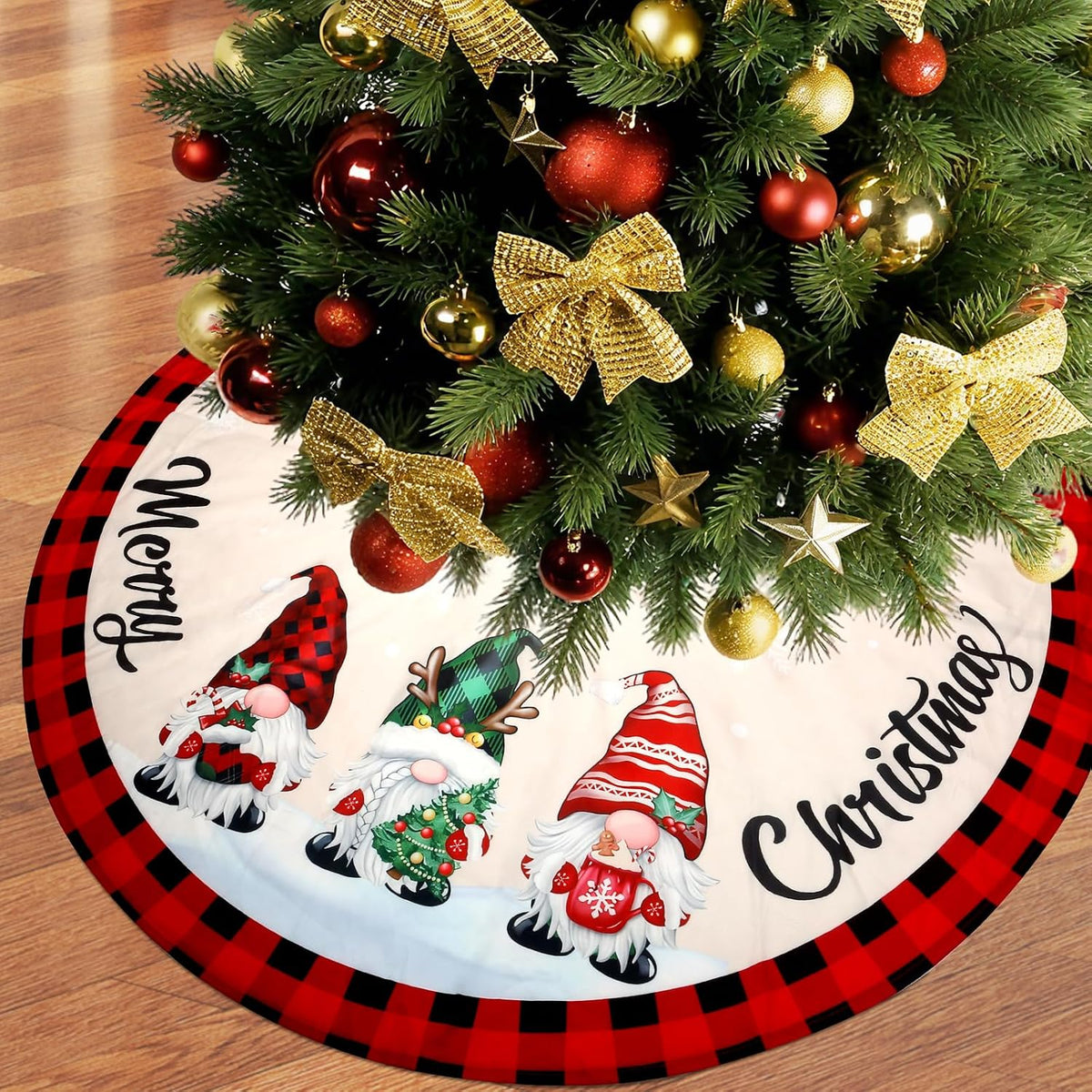 Christmas Tree Skirt - 48 Inches Large Christmas Tree Skirts Cover