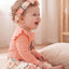 Yvowming Newborn Infant Baby Girl Clothes Outfits Rib Romper Floral Pants with Headband Winter Clothing Set