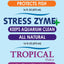 API Aquarium Water Treatment & Trop. Fish Food: Stress Coat 16 Oz, Stress Zyme 16 Oz, Tropical Flakes 1.1 Oz