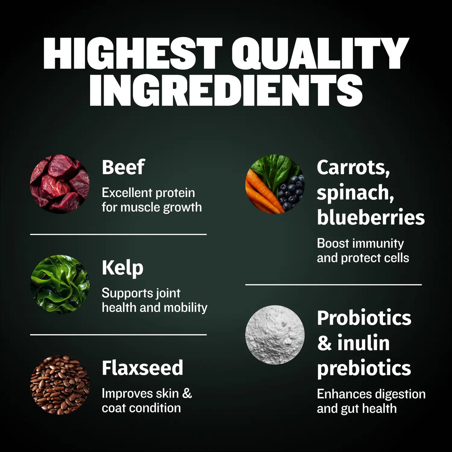 Bully Max 30/20 High Protein Beef Dog Food 15 Lbs - High Performance Filler-Free Formula - Supports Muscle Gain & Health - 530 Calories per Cup - No Corn, Wheat, or By-Products