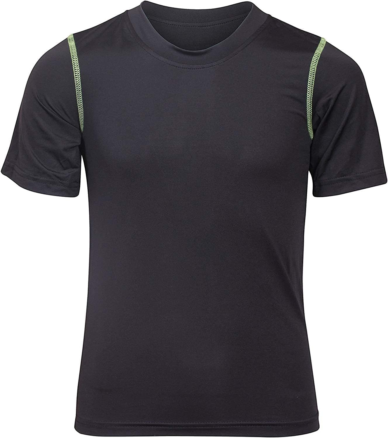 Black Bear Boys Active Shirt - 4 Pack Athletic Performance Dry Fit Youth Shirt for Boys - Short Sleeve Kids Tshirts
