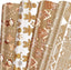 Watersay 12 Sheet Christmas Wrapping Paper, Gingerbread Man, Brown