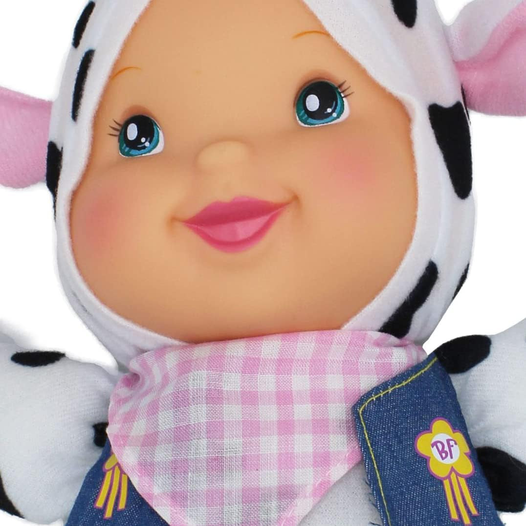 Baby'S First 12" Farm Animal Friends Cow Soft & Cuddly Singing Musical Doll, Sings Old Mcdonald Had a Farm