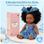 Nice2You Black Baby Doll for Girl, 10 Inch African American Black Doll with Dress, Reborn Realistic Baby Doll for Kids Aged 3-6 Years Old, Small Silicone Black Doll Toy with Curly Hair for Birthday