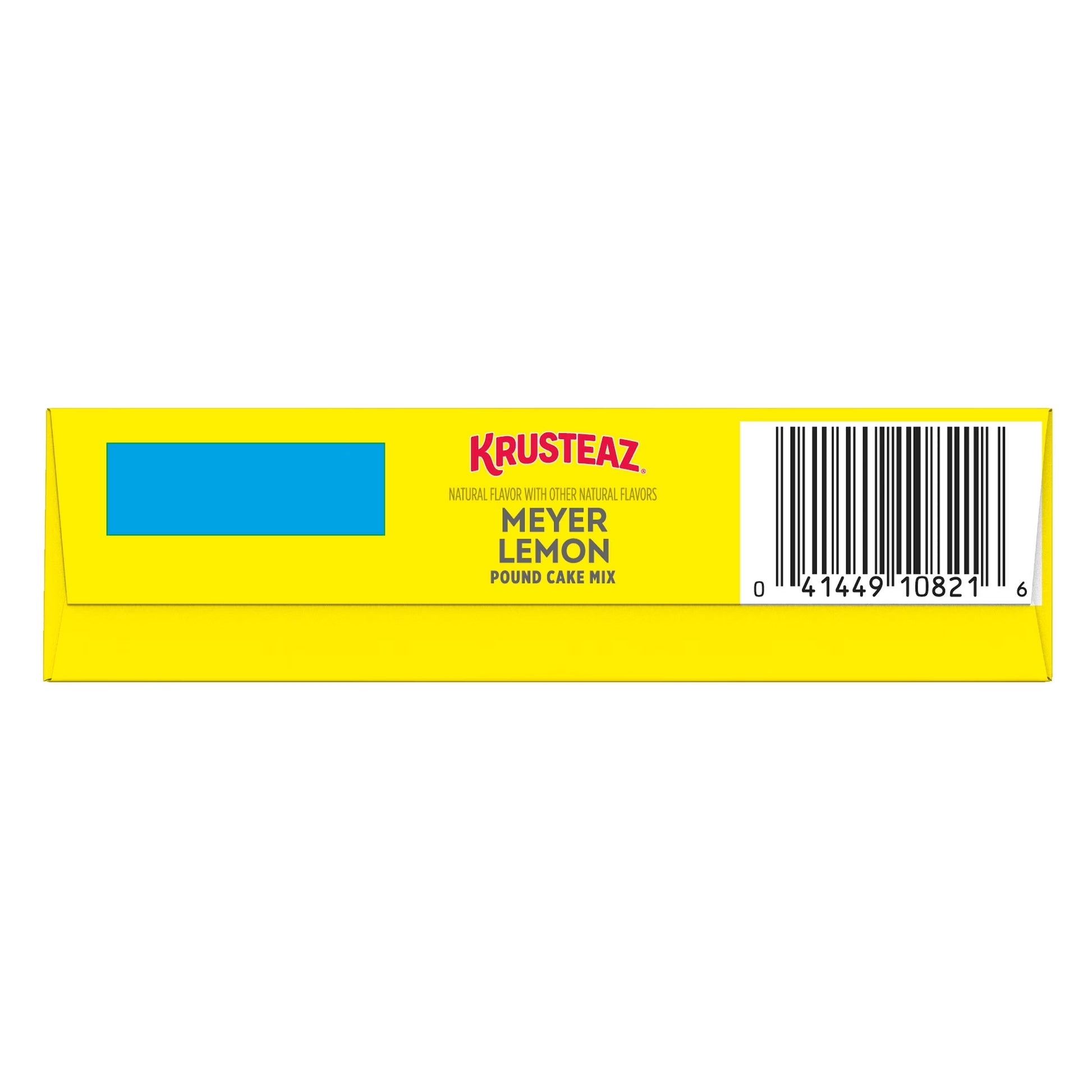 (6 Pack) Krusteaz Meyer Lemon Pound Cake Mix, Pound Cake Baking Mix with Lemon Flavored Glaze, 16.5 Oz Box​