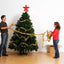 2Pcs Christmas Tree Star Topper, 20Cm Plastic for Xmas