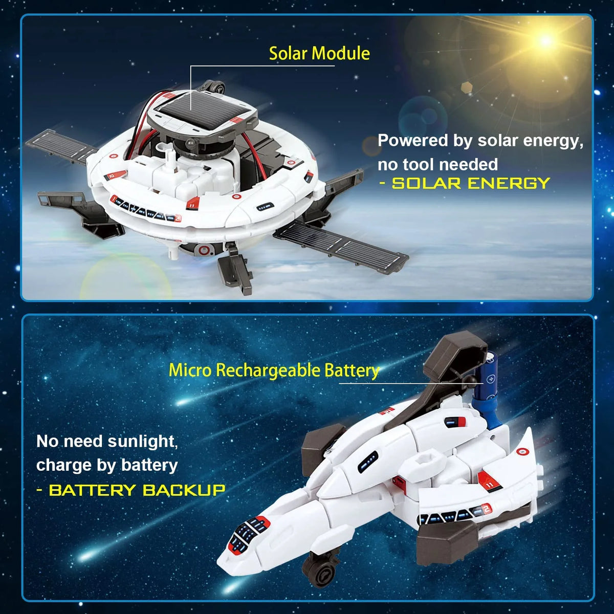 Somnr Solar Robot Toys for Kids, STEM Projects 6-In-1 Science Kits DIY Educational Building Toys, Christmas Birthday Gifts for 8+Year