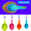 Rypet Dog Food Scoop Set of 4 - Plastic Measuring Cups for Dog, Cat and Bird Food (Random Color)