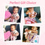OUOZZZ Baby Doll Accessories with Black Doll, Bassinet, Blanket and Bottle | Interactive Pretend Playset for Social Emotional Learning, Educational Toy for 2 Year Old Girls