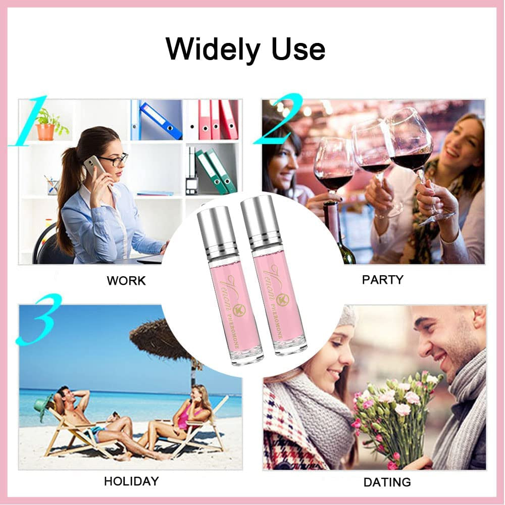 3Pcs Lunex Phero Perfume, Verola Perfume for Women, Women Pheromone Perfume, Specially Designed for Women, Portable Perfume Long Lasting Female, Roll on Perfume Phero Oil.