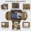 Gynky Duffle Bag for Travel Bag 46L Large Expendable Duffle Bags for Men Weekender Bag with Trolly Sleeve for Business Trip Travel Camp Gym, Khaki