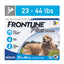 FRONTLINE® plus for Dogs Flea and Tick Treatment, Medium Dog, 23-44 Lbs, Blue Box, 3 CT