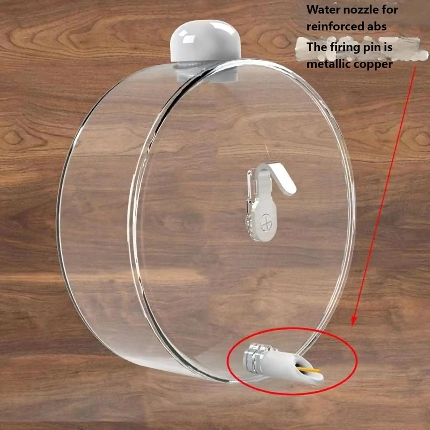 330Ml Automatic Bird Water Dispenser - Touch Needle Mechanism Cage Mounted Parrot Water Bottle with Easy Refilling