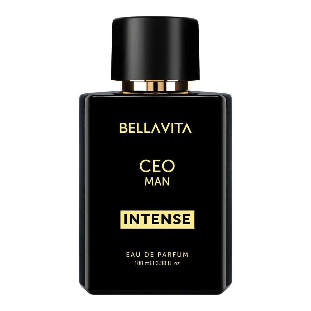 Bellavita Luxury CEO MAN INTENSE Eau De Parfum | 100 Ml (3.4 Fl.Oz.) | Perfume for Men | Aromatic, Lavender, Carnation, and Musk Notes | Long Lasting Men'S Fragrance | Gift for Father'S Day