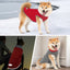 Cyeollo 2 Pack Dog Fleece Sweater Stretchy Sweatshirt with Reflective Stripe Pullover Soft Jacket Pet Clothes Dog Sweaters for Small Dogs, Red & Grey M