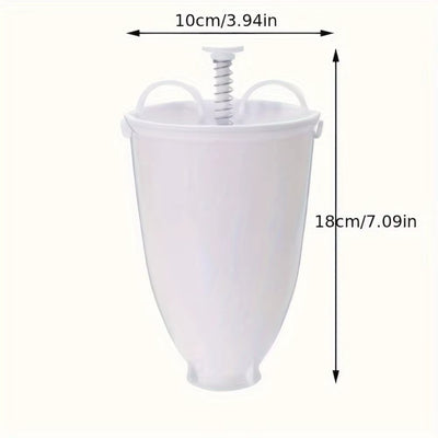 Donut Maker with Plunger Dispenser, 10Cm Baking Tool for Uniform Donuts, Easy Squeeze Creative Dessert Mold