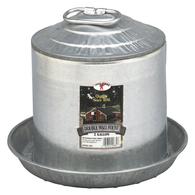 Miller Manufacturing Little Giant 3 Gal Steel Poultry Waterer