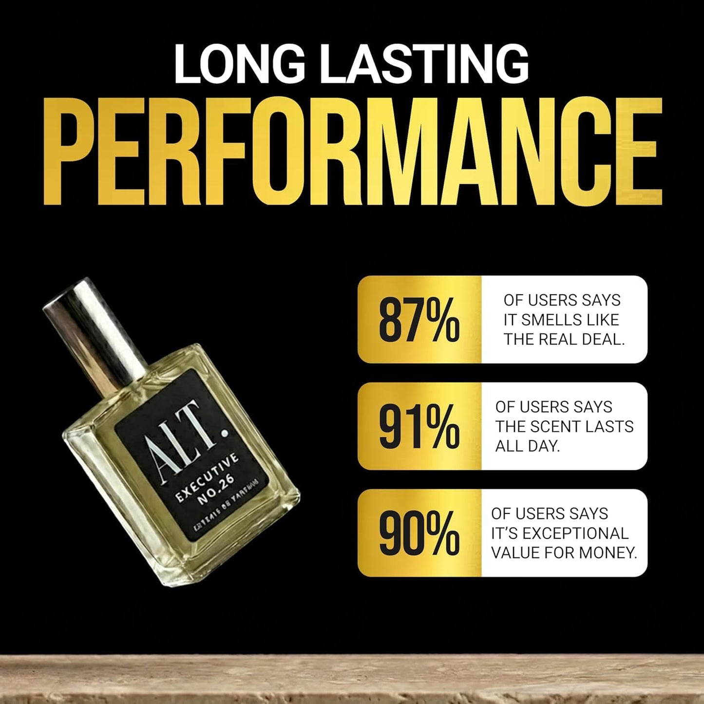 ALT. FRAGRANCES Executive No. 26 - Inspired by Avntus, Perfume for Men, Extrait De Parfum, Long Lasting Woody Fruity Perfume for Men with Bergamot, Pineapple & Oakmoss, 60Ml