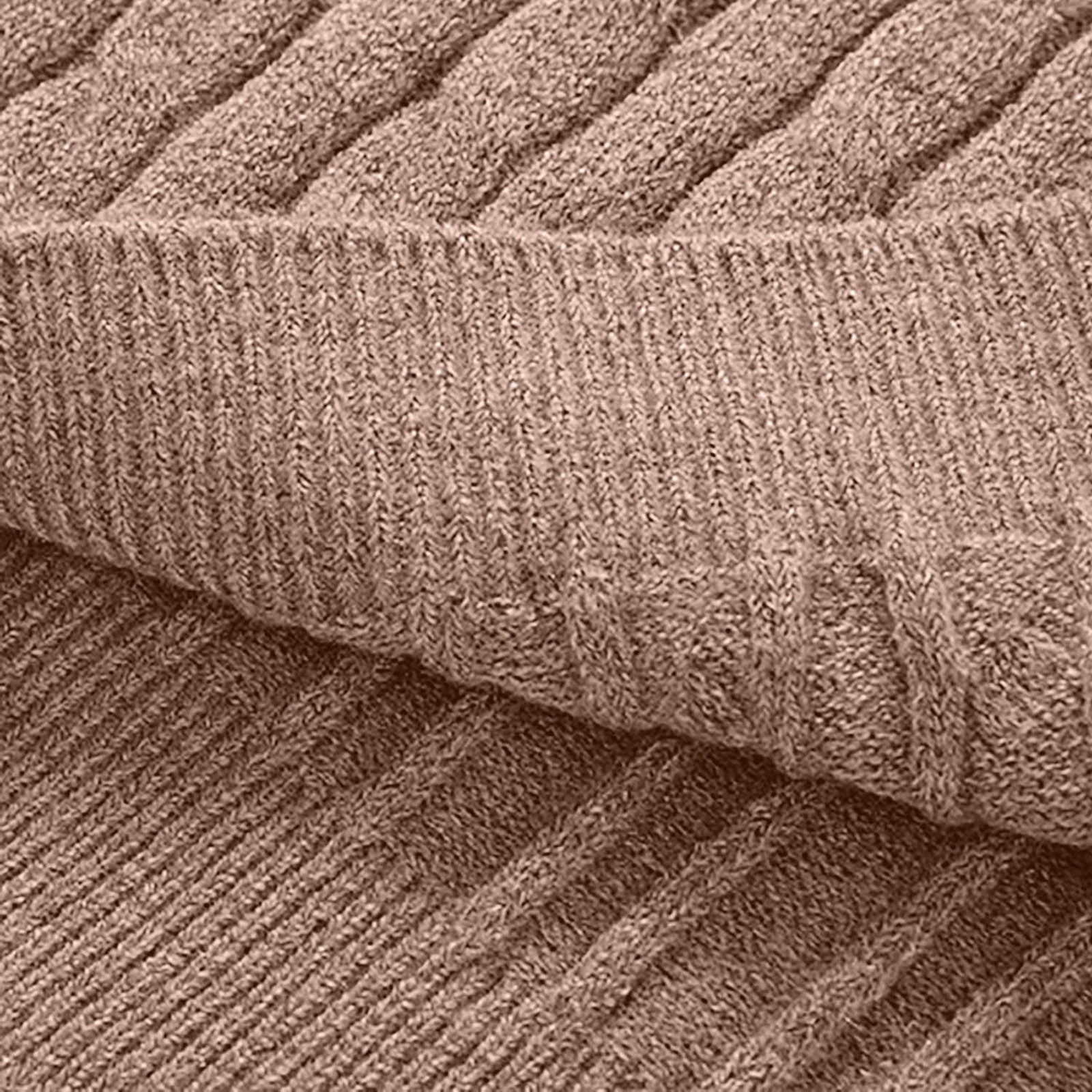 Jsaierl Sweaters for Men Cable Knit Crew Neck Top Long Sleeve Dressy Casual Fall and Winter Quarter Zip Pullover Sweater