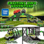 USA Toyz Dinosaur Race Track STEM Playset 225 Pieces Summer Toy for Kids Ages 3+
