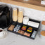 Cup and Condiment Station, Countertop Org, Coffee Bar, Rayon from Bamboo, 18.13 In. L X 9.5 In. W X 6.5 In. H, Brown