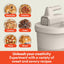 Bella 3.5 Qt Hand & Stand Mixer, 2 in 1 Electric Mixer with Bowl, Dough Hook, Whisk & Egg Beater, Multifunctional Handheld Mixer for Baking, 200 Watt, Oatmilk
