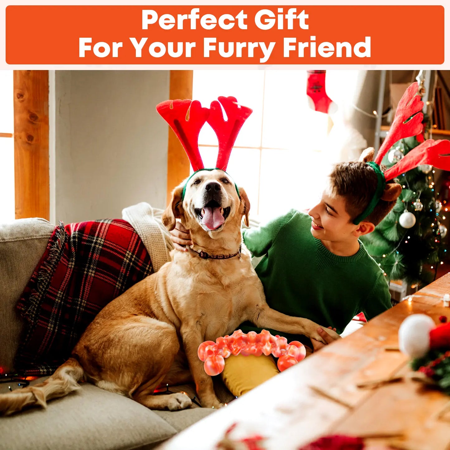 Dog Toys for Aggressive Chewers: Chew Toys for Training and Cleaning - Dogs Toys for Large Dogs - Indestructible Dog Toy to Keep Them Busy