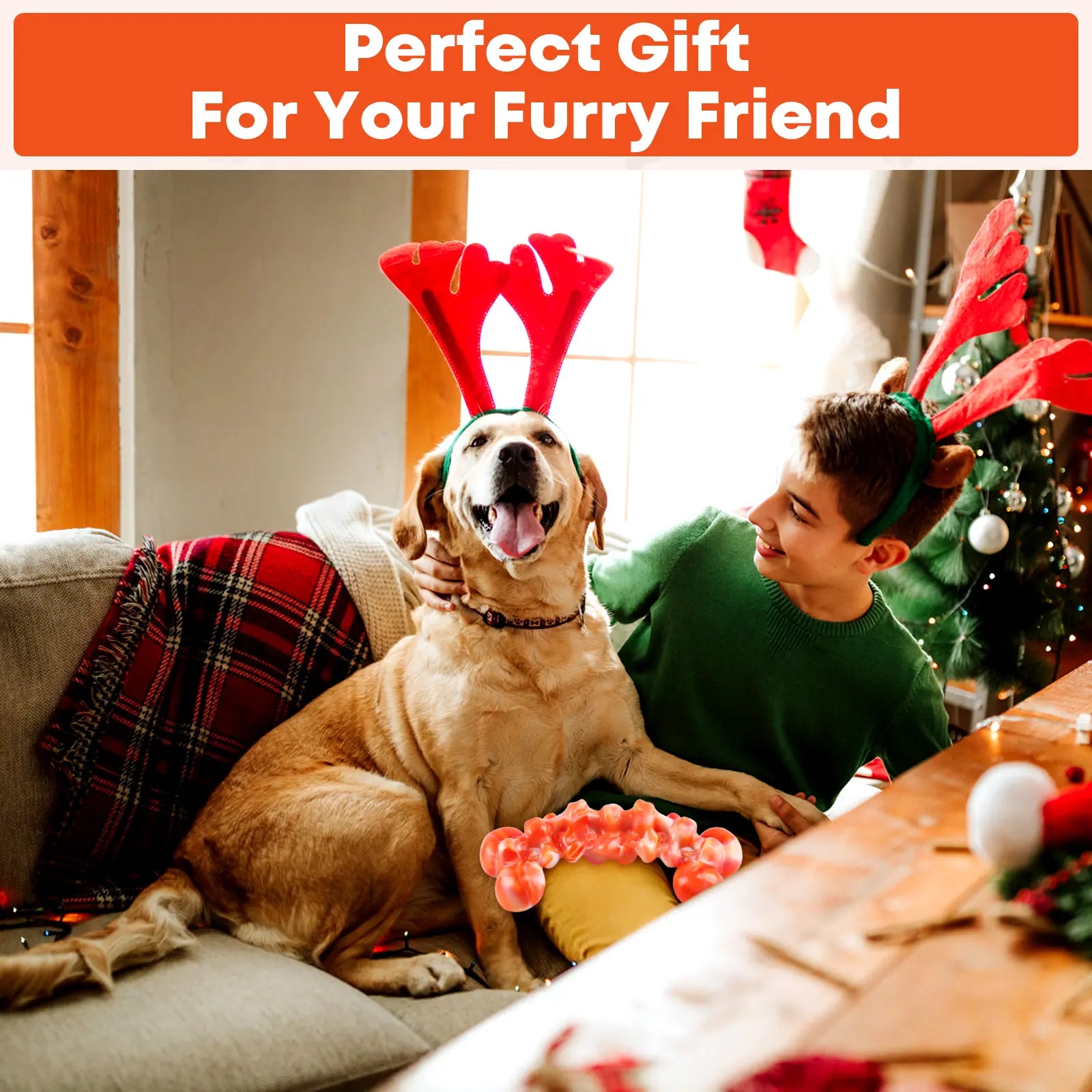 Dog Toys for Aggressive Chewers: Chew Toys for Training and Cleaning - Dogs Toys for Large Dogs - Indestructible Dog Toy to Keep Them Busy