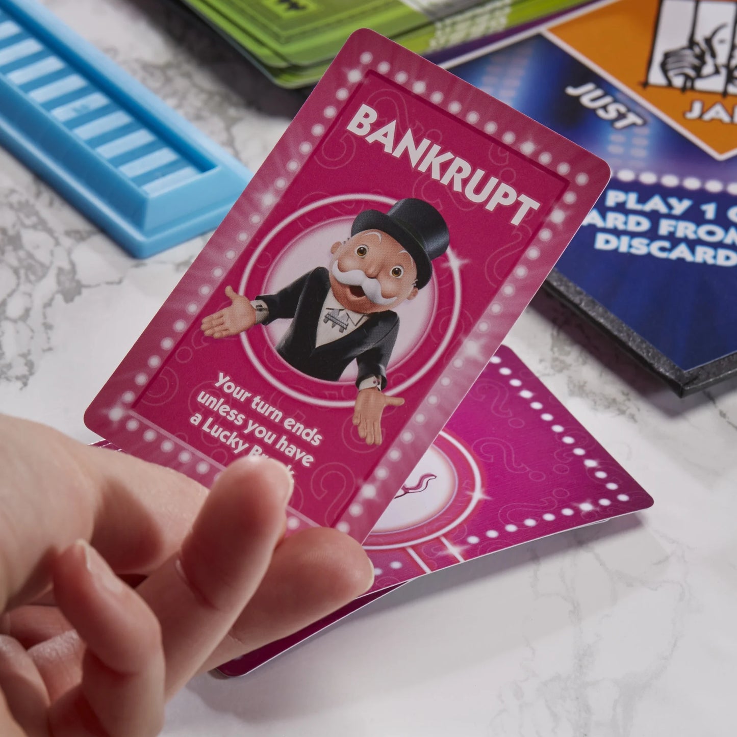 Monopoly Chance Board Game, Fast-Paced Monopoly Game, 20 Min. Average, Ages 8+