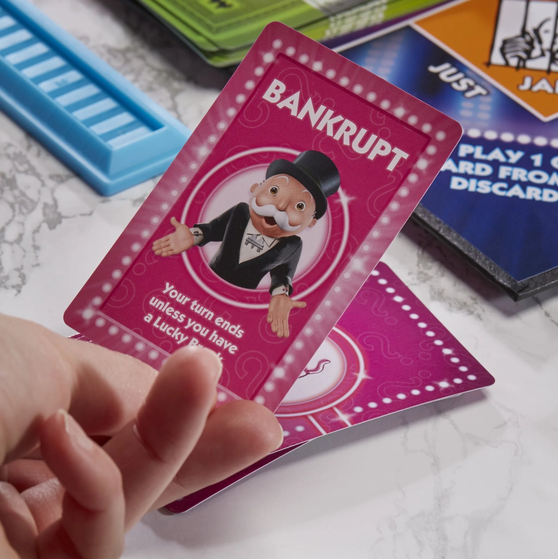 Monopoly Chance Board Game, Fast-Paced Monopoly Game, 20 Min. Average, Ages 8+