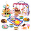 WISESTAR Tea Party Set for Little Girls, 50 Pcs Kids Tea Set, Ages 3-10