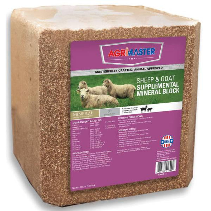 Agrimaster Sheep and Goat Mineral Block