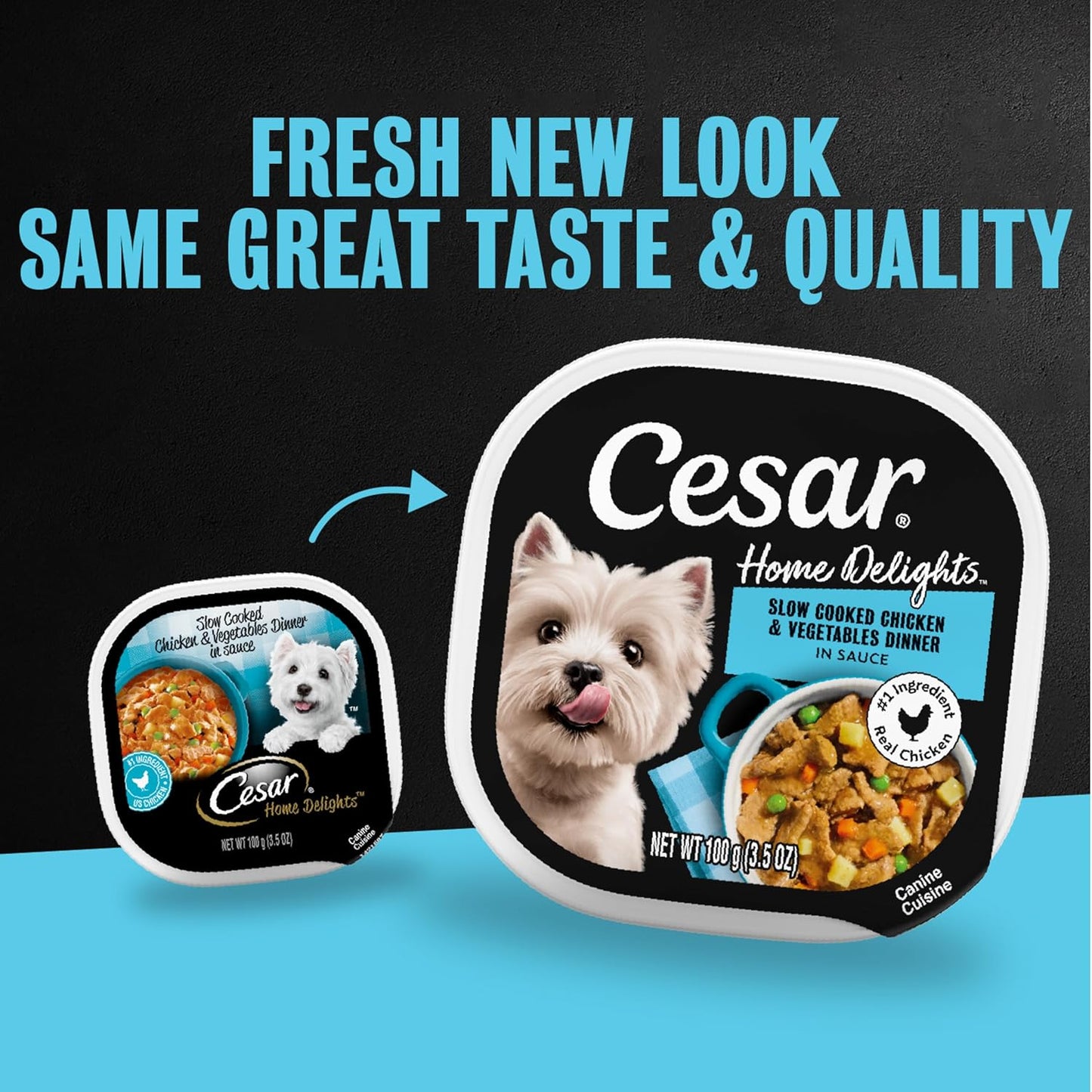 Cesar Wet Dog Food Home Delights & Classic Loaf in Sauce, Variety Pack, 3.5 Oz, 36 Count (Pack of 1)