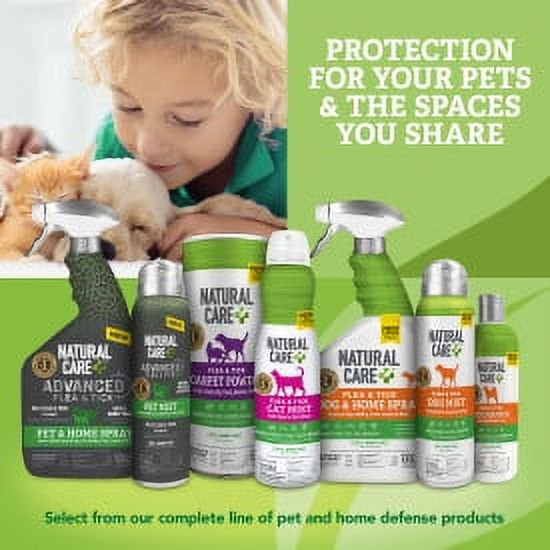 Natural Care Flea and Tick Repellent Spray for Dogs, Cats and Home - 32Oz.